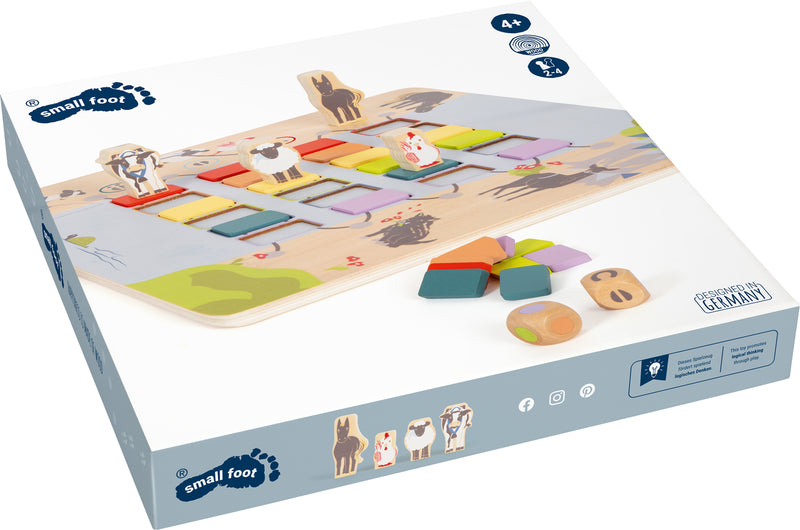 Small Foot  -  Houten Spel Brug Oversteken Dieren