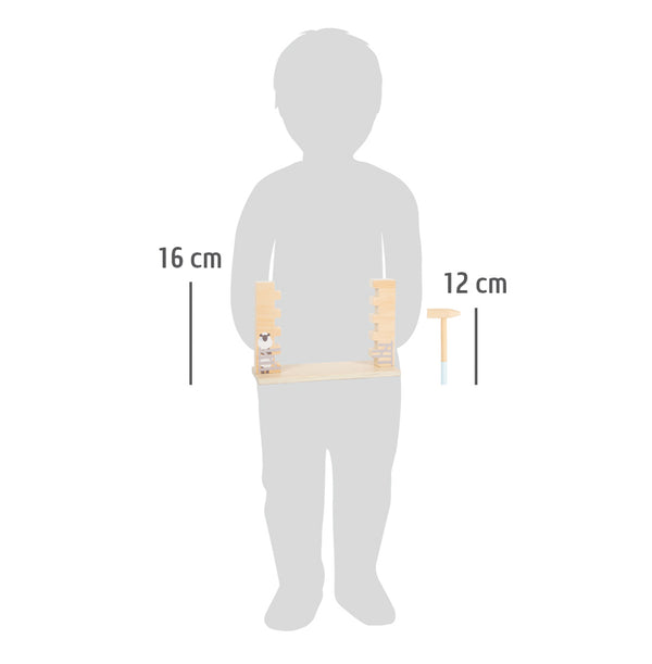 Small Foot  -  Houten Wiebel Muur Spel