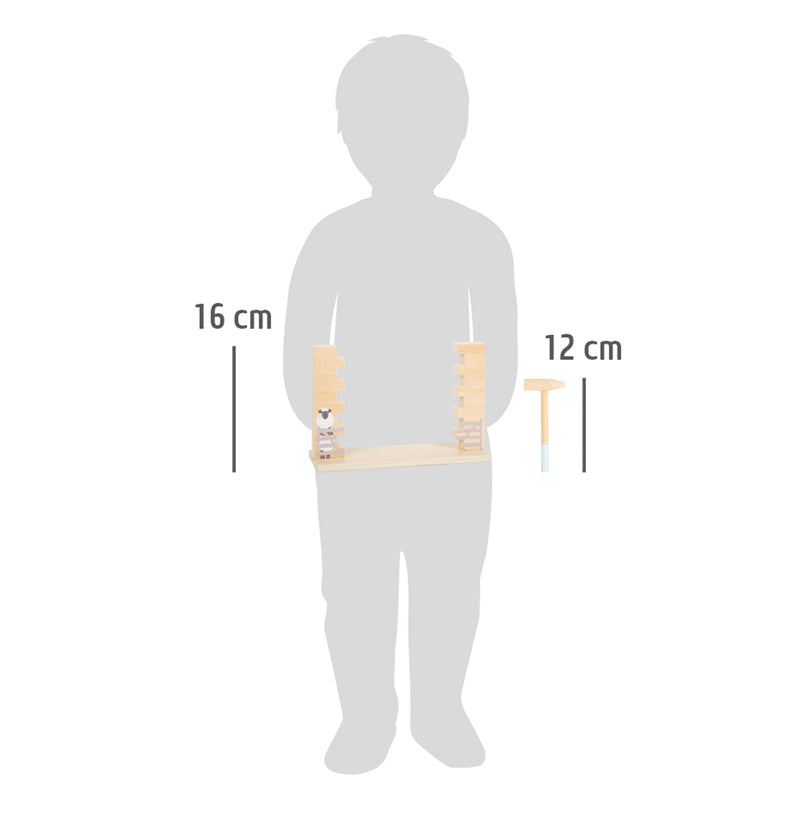 Small Foot  -  Houten Wiebel Muur Spel