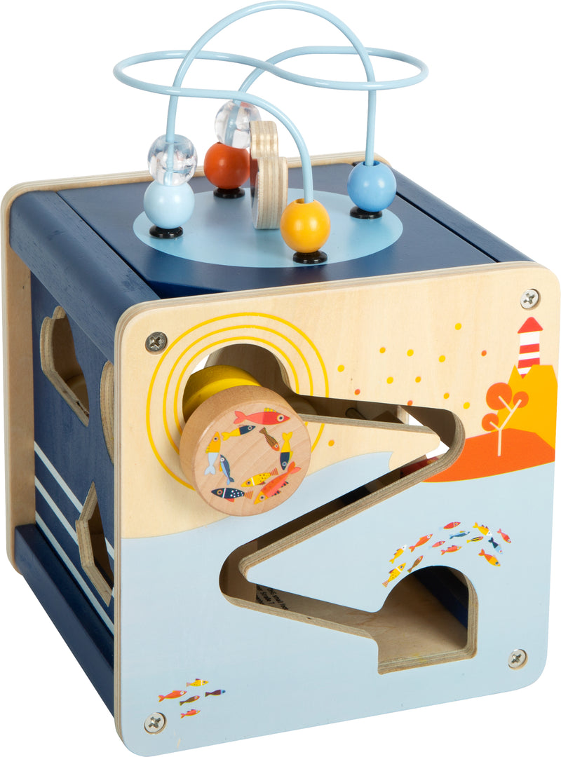 Small Foot - Houten Activiteitenkubus Oceaan