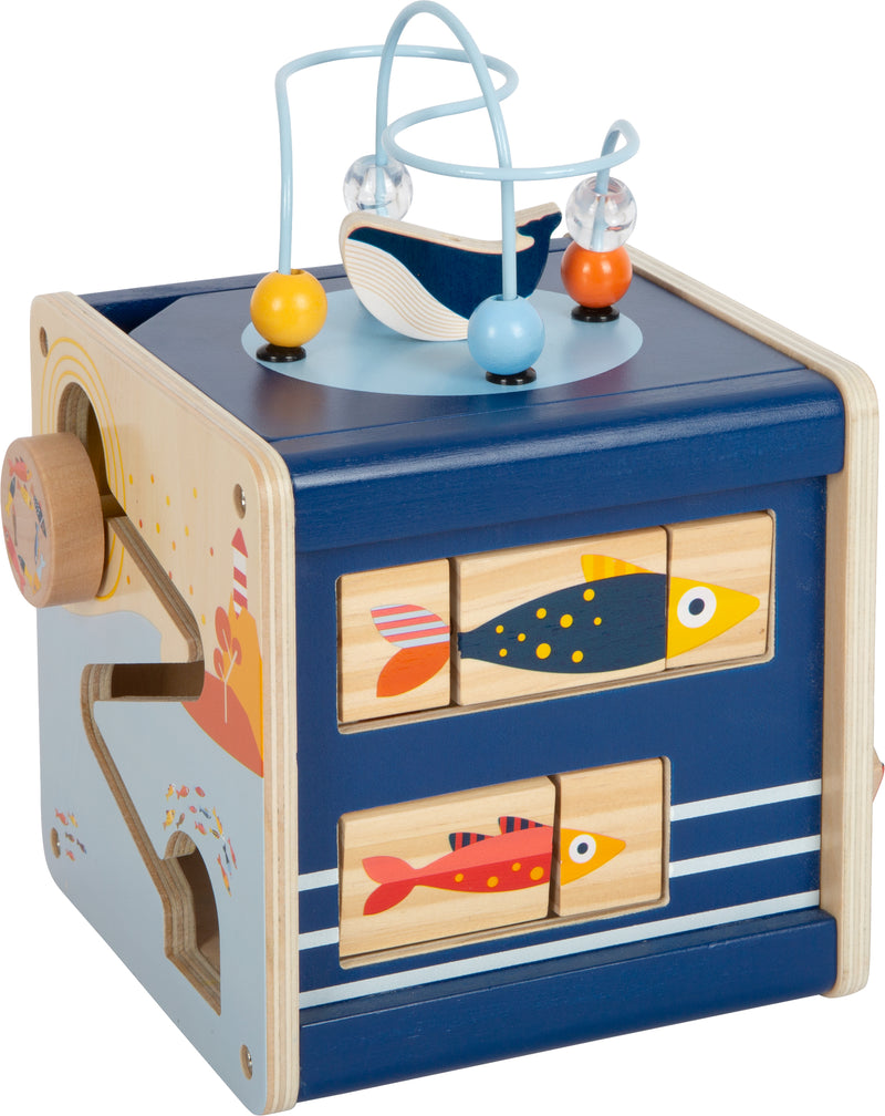 Small Foot - Houten Activiteitenkubus Oceaan