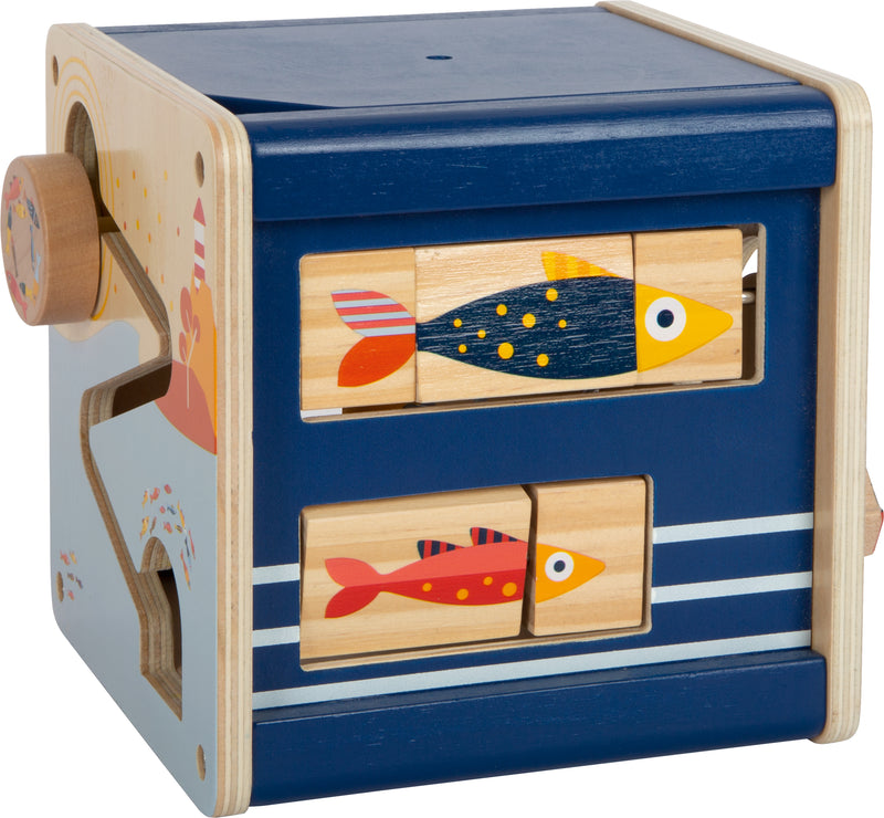 Small Foot - Houten Activiteitenkubus Oceaan