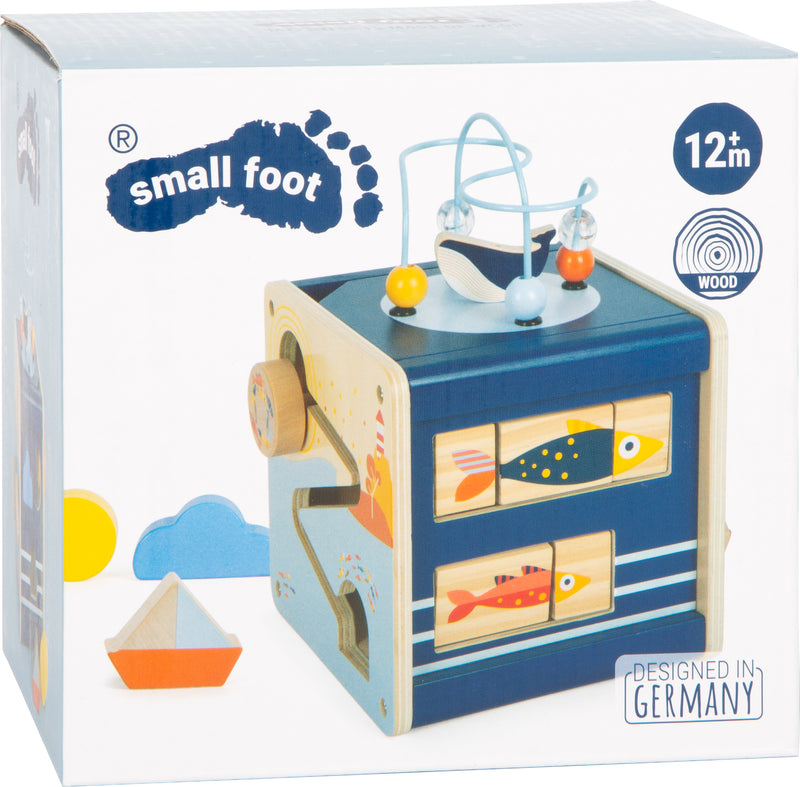 Small Foot - Houten Activiteitenkubus Oceaan