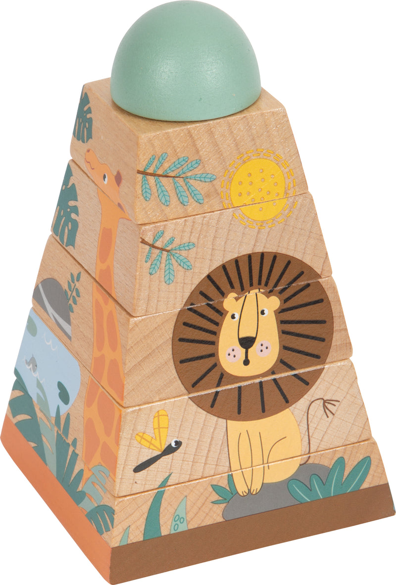 Small Foot - Stapeltoren Safari, 6dlg.