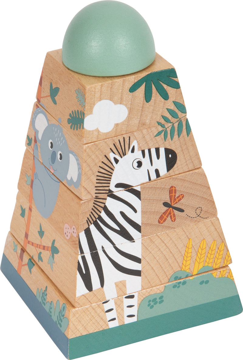 Small Foot - Stapeltoren Safari, 6dlg.