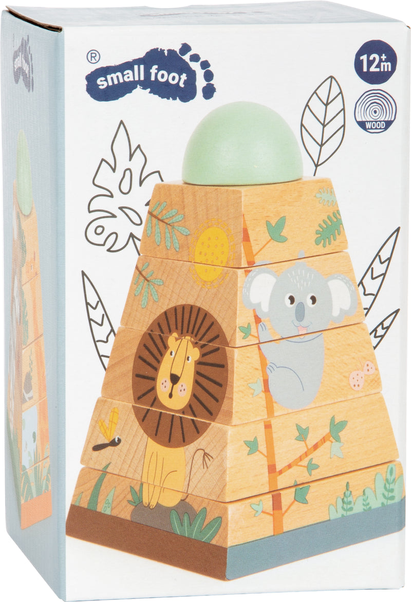 Small Foot - Stapeltoren Safari, 6dlg.