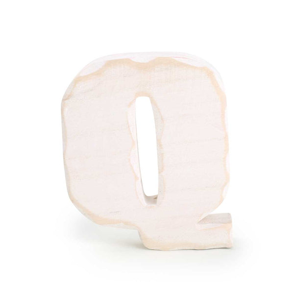 Houten letter Q