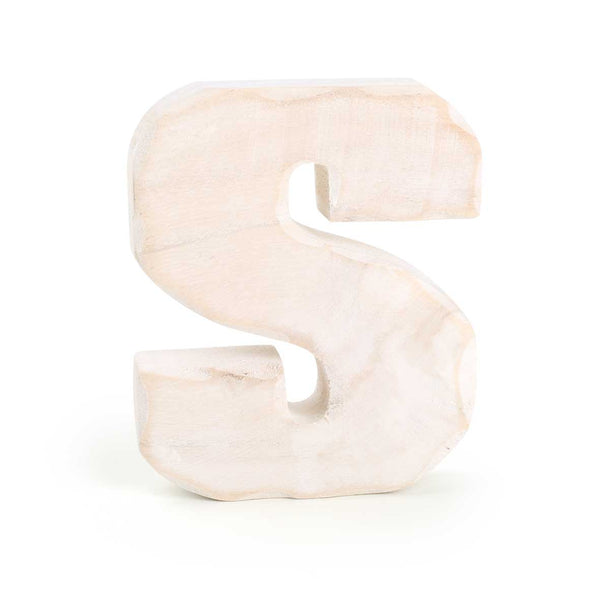 Houten letter S