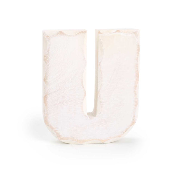 Houten letter U