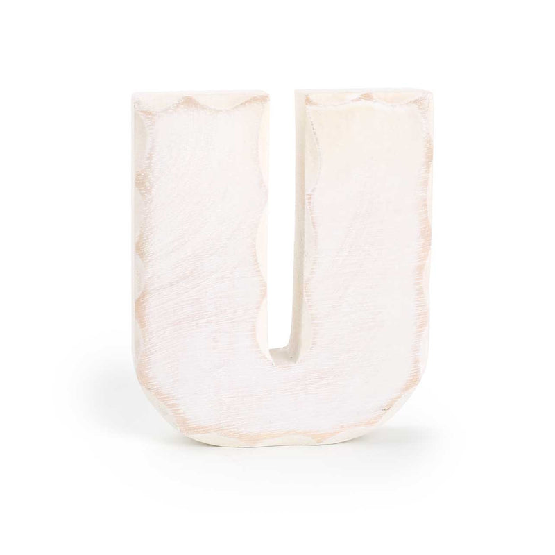 Houten letter U