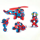 Clixo Magnetisch Bouwspeelgoed Crew Pack Flamingo, 30dlg.