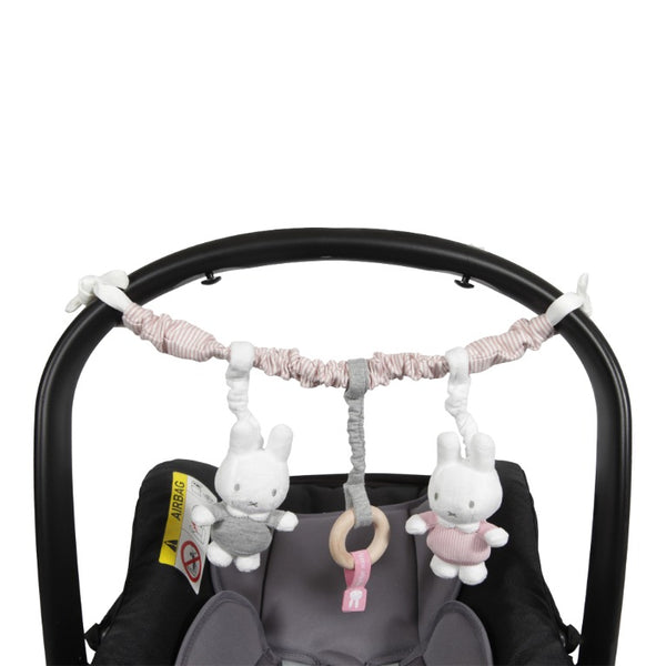 Nijntje Rib Pink autostoelspeeltje