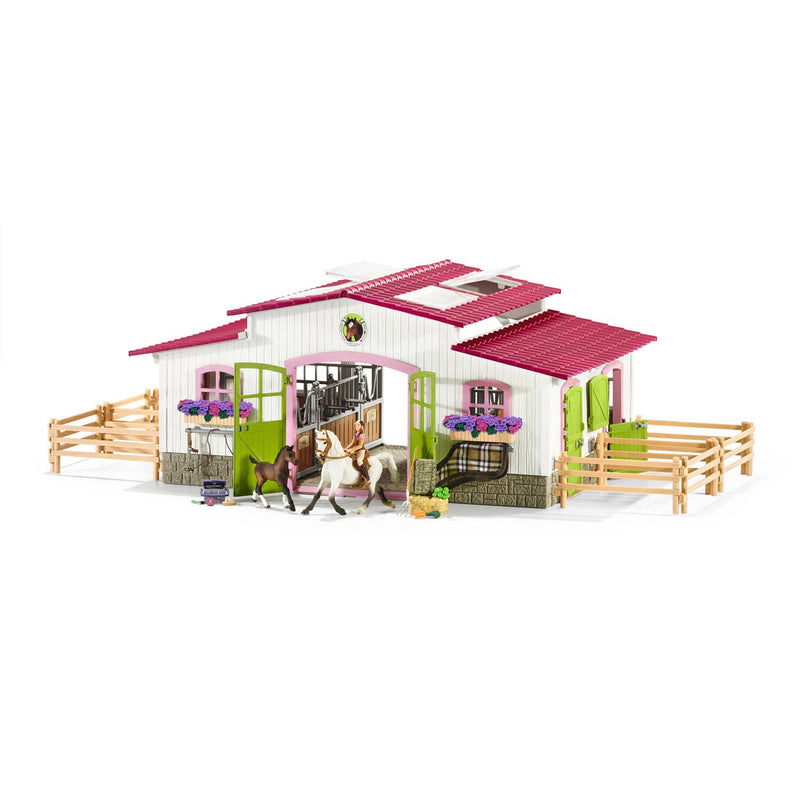 Schleich Manege Met Ruiter En Paarden