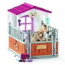 Schleich Paardenbox met Arabische Paarden en Verzorgster