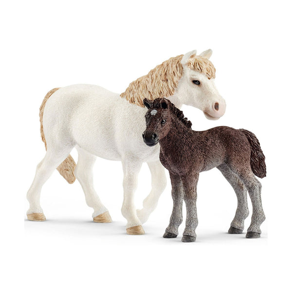 Schleich Pony en Veulen