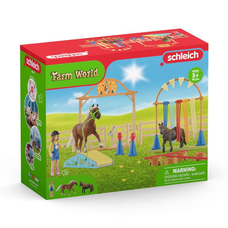 schleich HORSE CLUB Pony Behendigheidstraining 42481