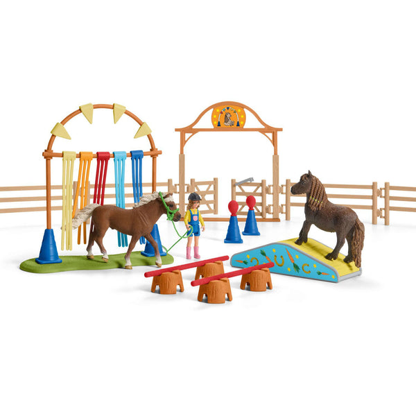 schleich HORSE CLUB Pony Behendigheidstraining 42481