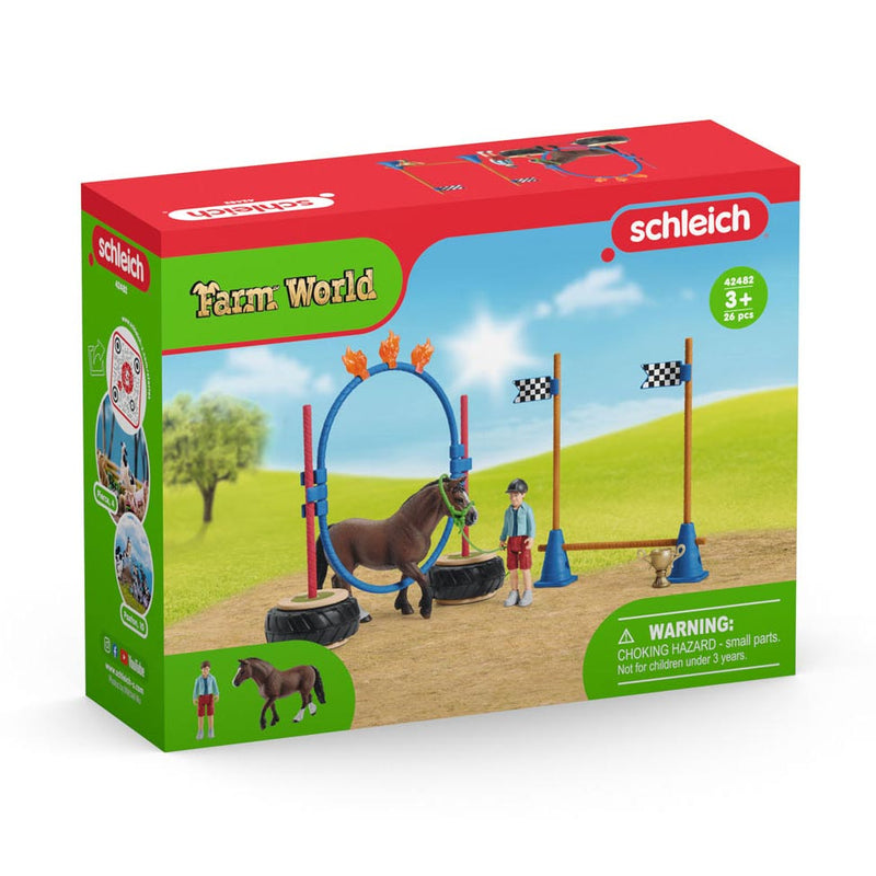 schleich HORSE CLUB Pony Behendigheidswedstrijd 42482