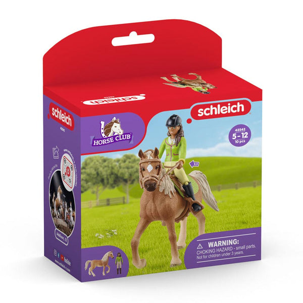 schleich HORSE CLUB Sarah & Mystery 42542