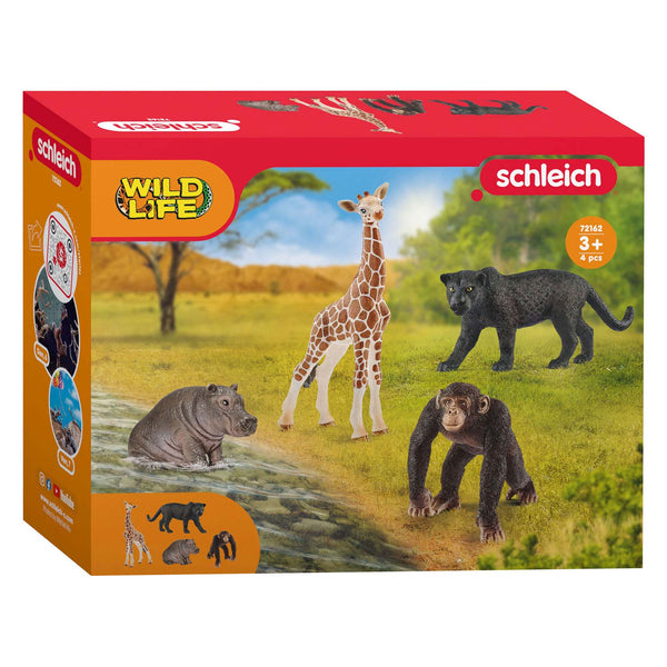 Schleich Wild Life Dieren 4 Stuks