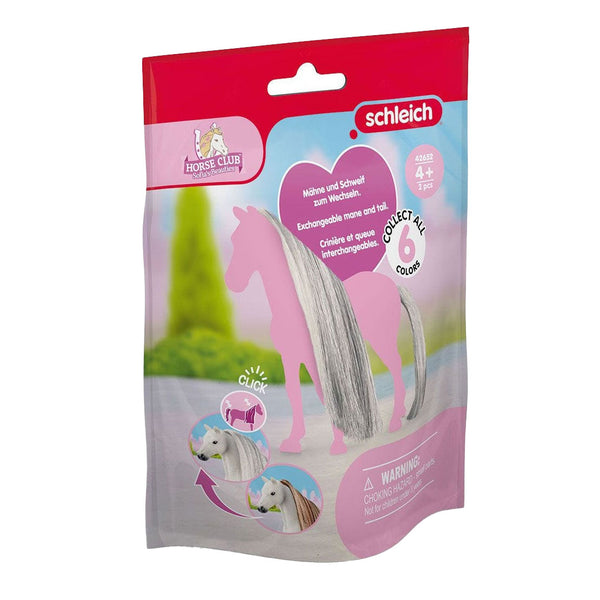Schleich Horse Club Paardenhaar Grijs