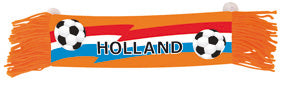 Autosjaaltje oranje+print 30&#42;7 cm 61705