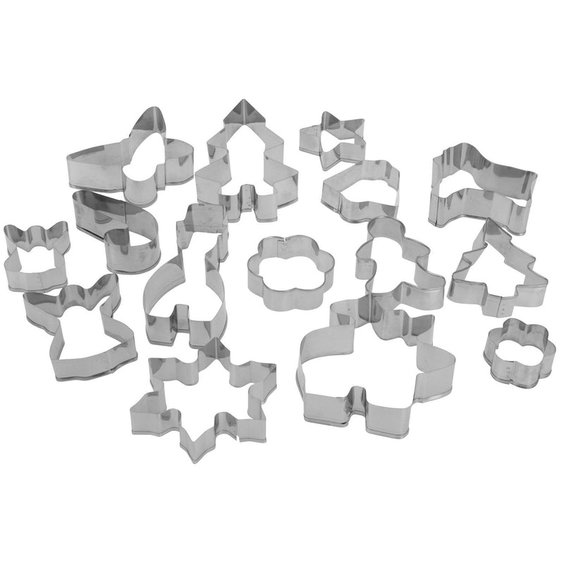 Uitsteekvormen Kerst 15 stuks in blik