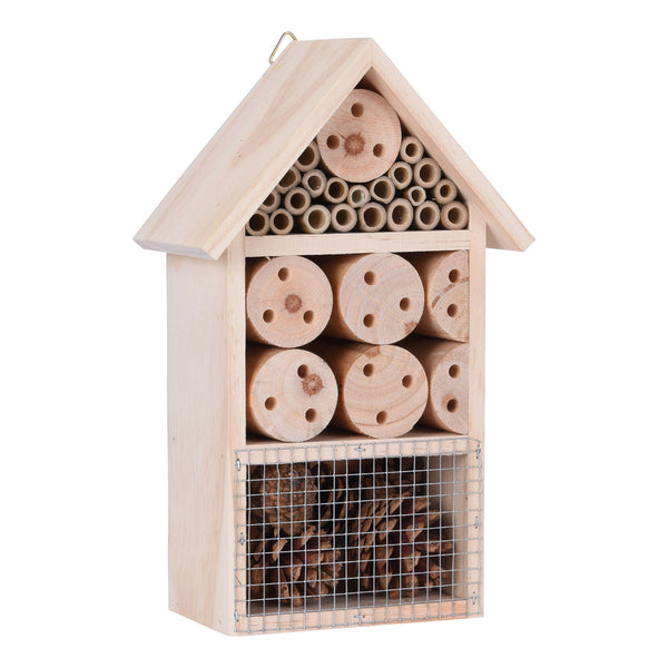 Houten Insectenhotel 15x9x25 cm