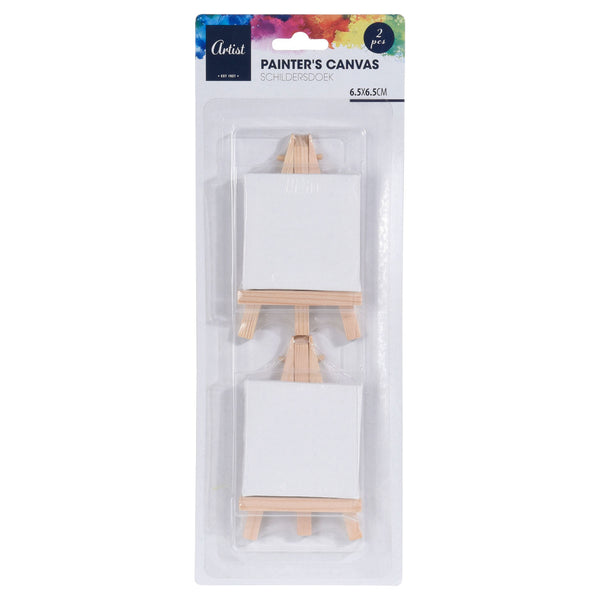 Schildersezel met Canvas, 2st.