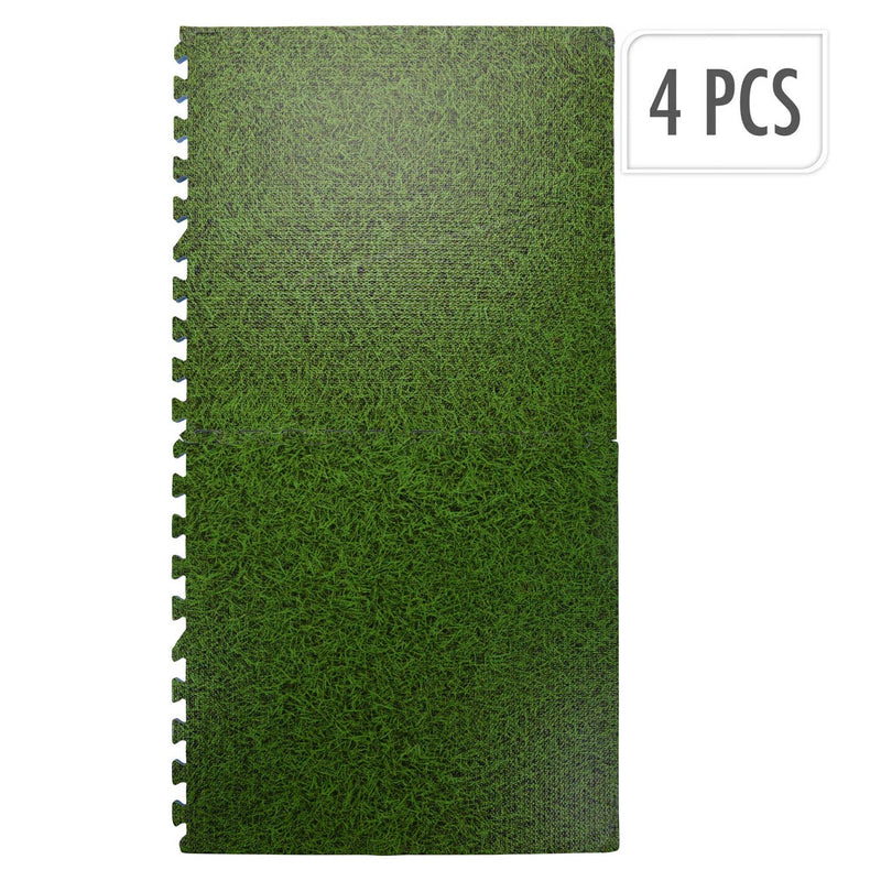Vloertegels EVA 60x60x1cm 4 stuks grasprint