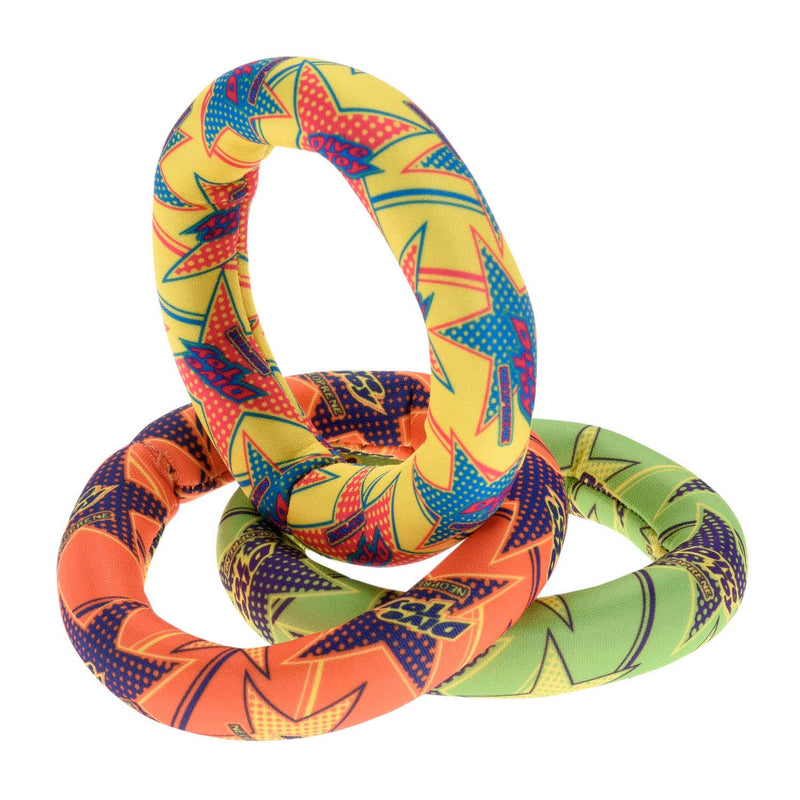 Duikringen Neon, 3st.