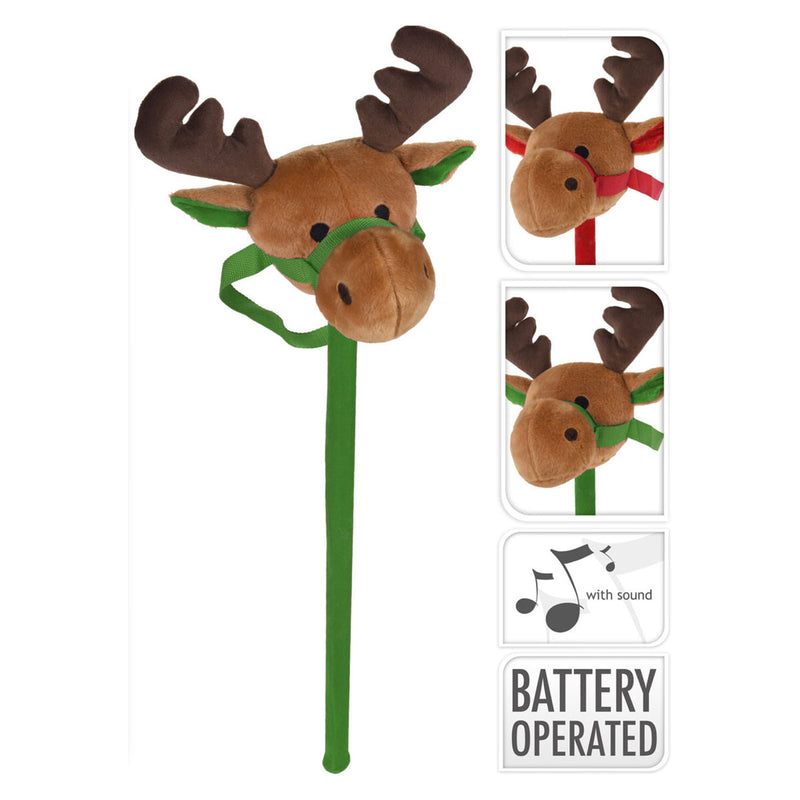 Stokpaard Rendier met geluid