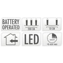 LED Verlichting Wit, 20 lampjes