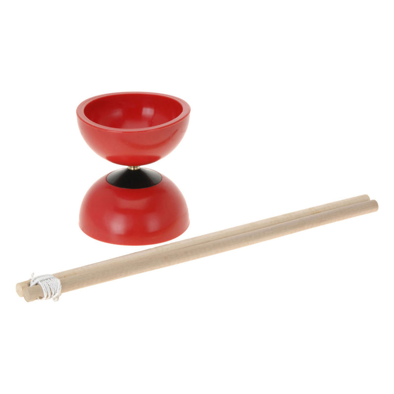 Diabolo Kleur met Houten Stokken