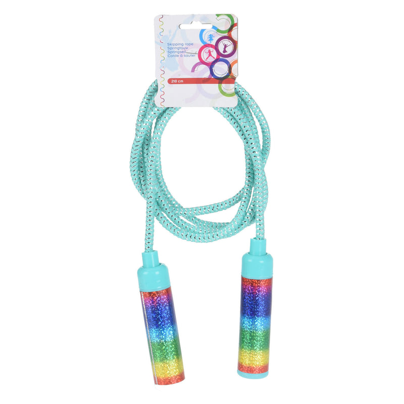 Springtouw Regenboog, 210cm