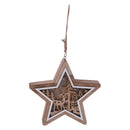 Kersthanger Houten Figuur met LED