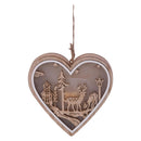 Kersthanger Houten Figuur met LED