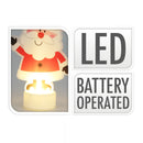 Theelicht met Kerstfiguur, 12st.