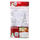 Kerst kleur je eigen tafelkleed 240x135cm