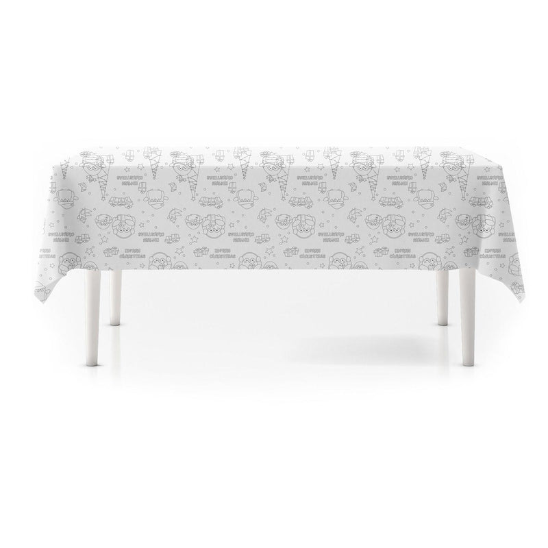 Kerst kleur je eigen tafelkleed 240x135cm