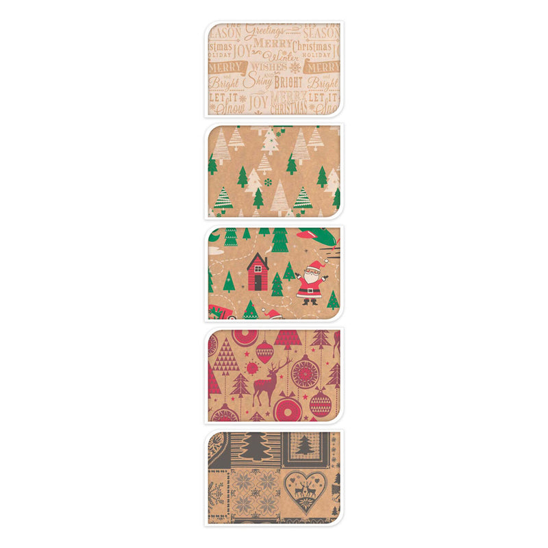 Inpakpapier Set, 11dlg.