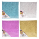 Canvas Glitter 15x15cm, Set van 12