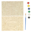 Houten Bouwpakket Maak en Verf je eigen Krokodil