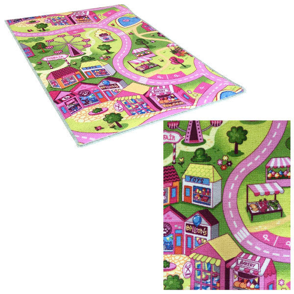 Speelkleed Sweet Town 80x120cm