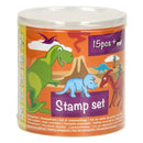 Stempelset Dino, 16dlg.