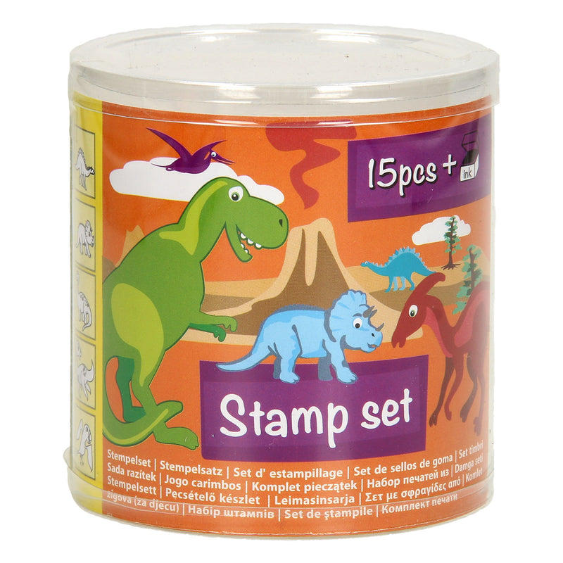 Stempelset Dino, 16dlg.