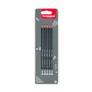 Bruynzeel Grafietpotlodenset, 5 Hb Potloden met Gum