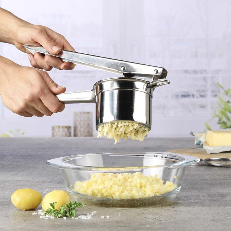Aardappelpers - RVS - met 3 losse schijven