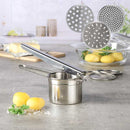 Aardappelpers - RVS - met 3 losse schijven