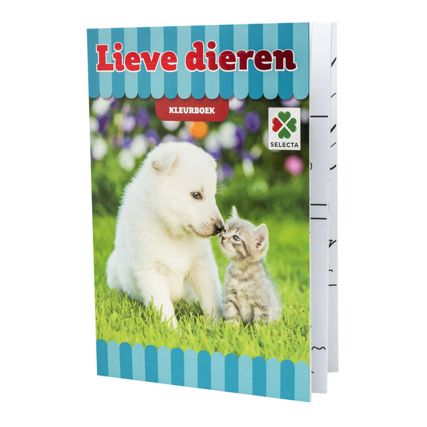 Kleurboek Lieve Dierenvrienden